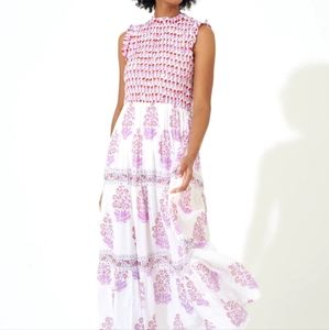 [BRAND NEW] Oliphant Sleeveless Smocked Maxi Dress